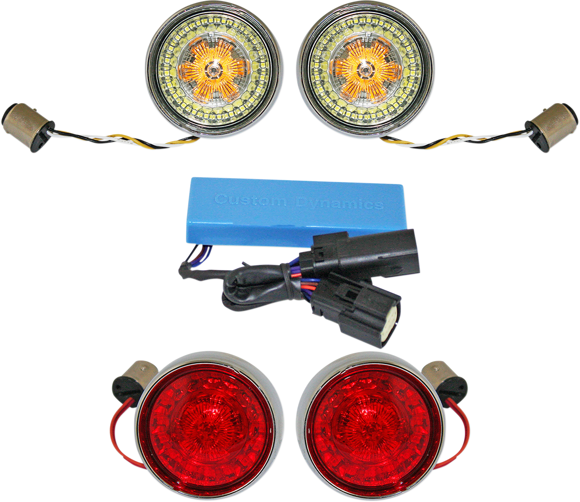 Custom Dynamics Probeam Bullet Bezel Turn Signal Conversion Kit PB-SS-BB-C