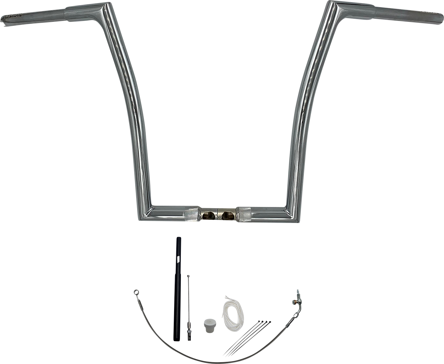 Fat Baggers, Inc. 1-1/4" EZ Install Flat Top Handlebar Kit 16" Chrome 719916