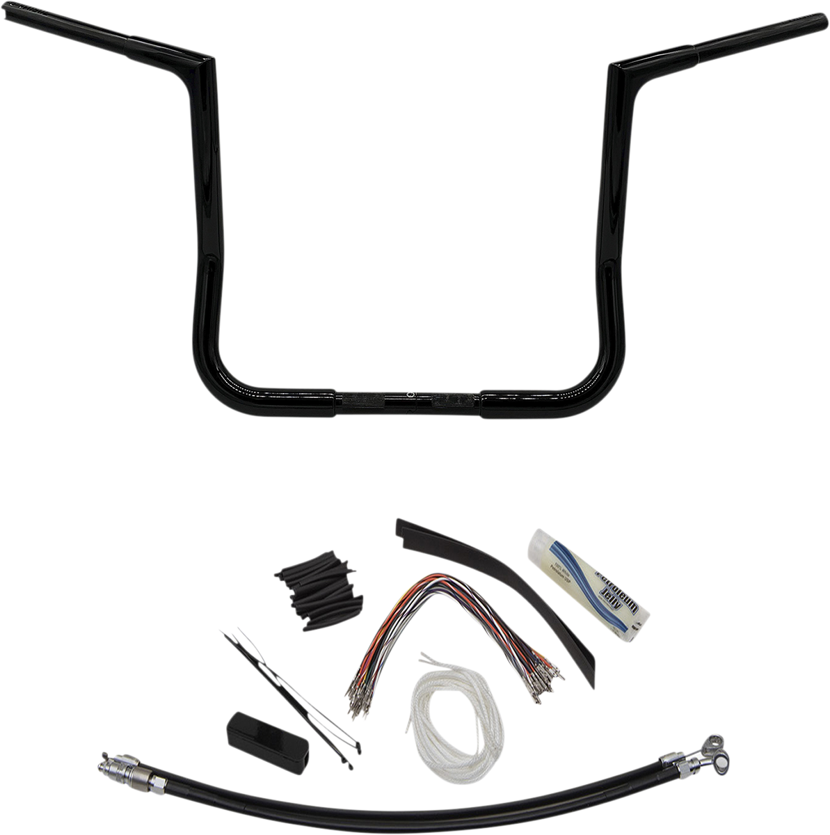 Fat Baggers, Inc. 1-1/4" EZ Install Flat Top Handlebar Kit 14" Black 709114B