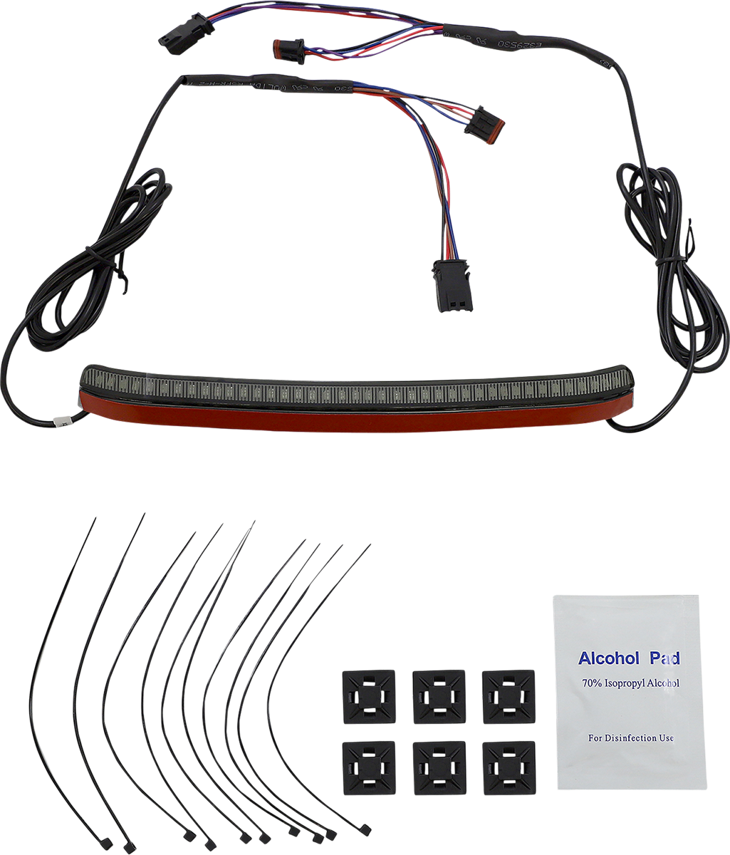 Custom Dynamics Integrated Taillight with Turn Signals Smoke CD-FATBOY-S