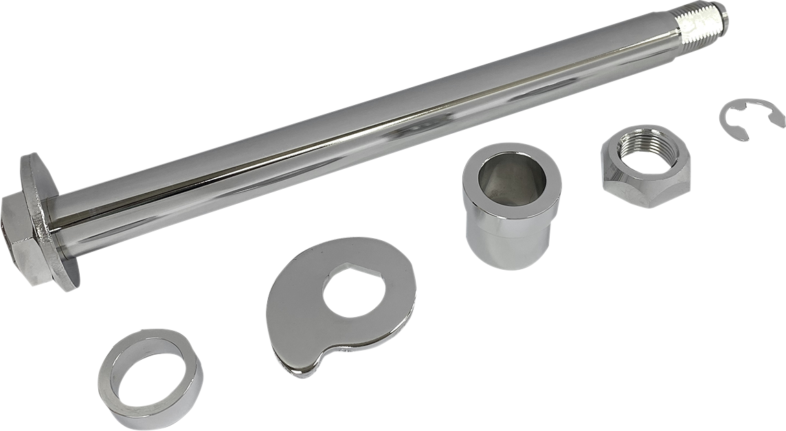 Drag Specialties Axle Kit Chrome Rear 0214-1965