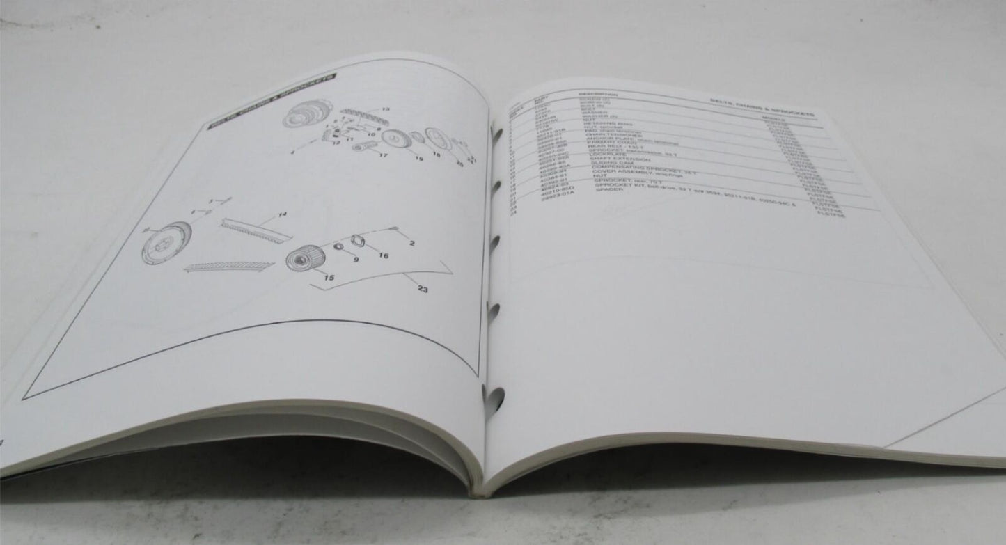 Harley-Davidson Official Factory 2005 FLSTFSE Model Parts Catalog 99430-05