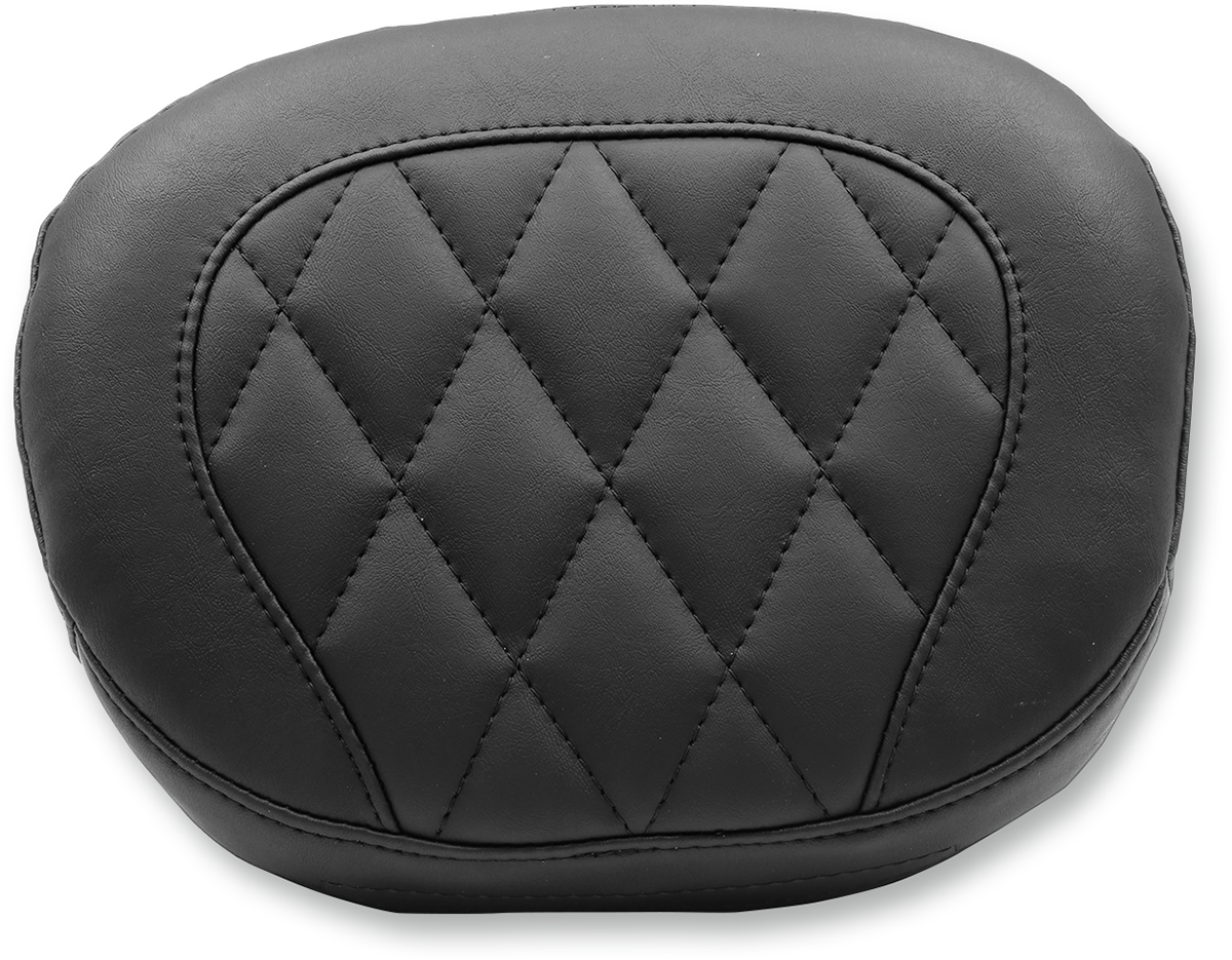 Mustang Sissy Bar Pad Black Diamond Stitch 76768