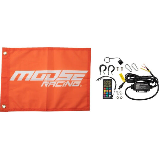 Moose Racing Deluxe Bluetooth RGB Chase Whip It Light Rods SB-CHSBTR-131PU