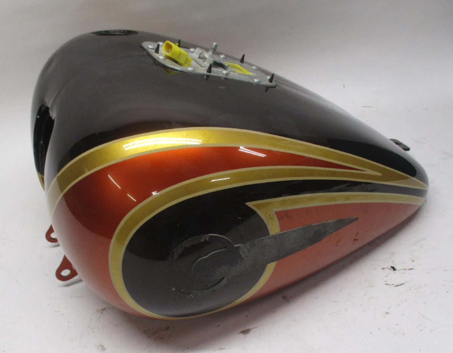 Harley Heritage Softail Tin Set Maple Atomic Orange w/ Fuel Pump 75252-11 Fender