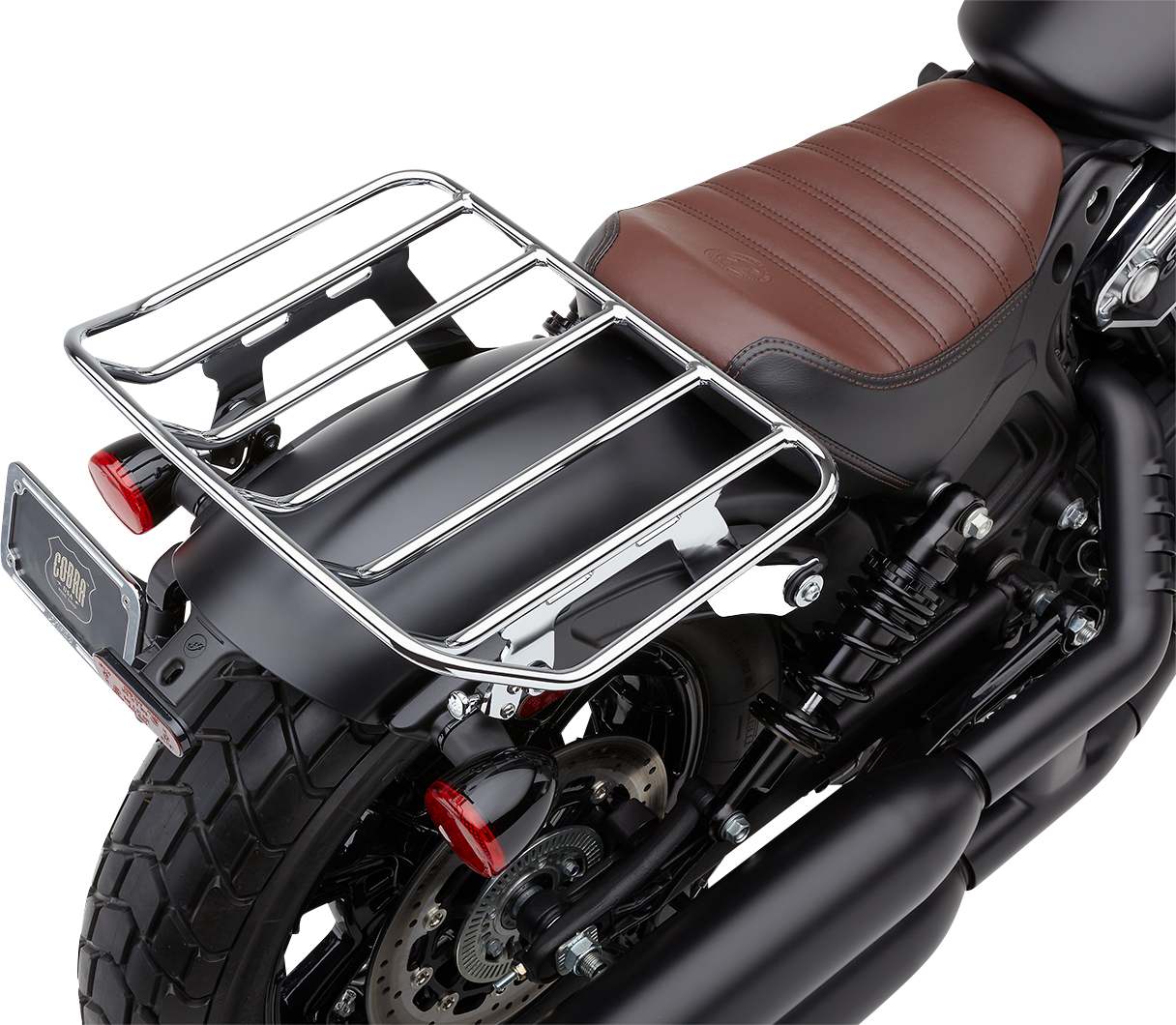 Cobra Big Ass Detachable Luggage Rack Chrome 502-2605