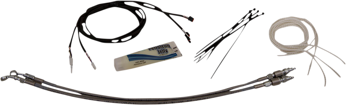 Fat Baggers, Inc. EZ Install Handlebar Kit 14"-16" Braided 109614