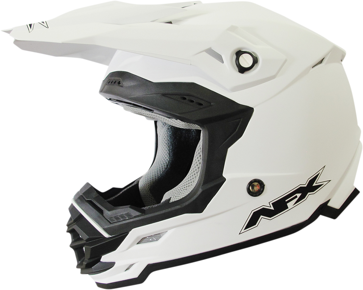 AFX FX-19R Solid Color Helmet Matte White Large 0110-7060