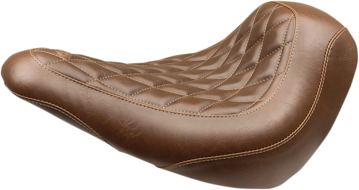 Mustang Wide Tripper Solo Seat Brown Diamond 83041