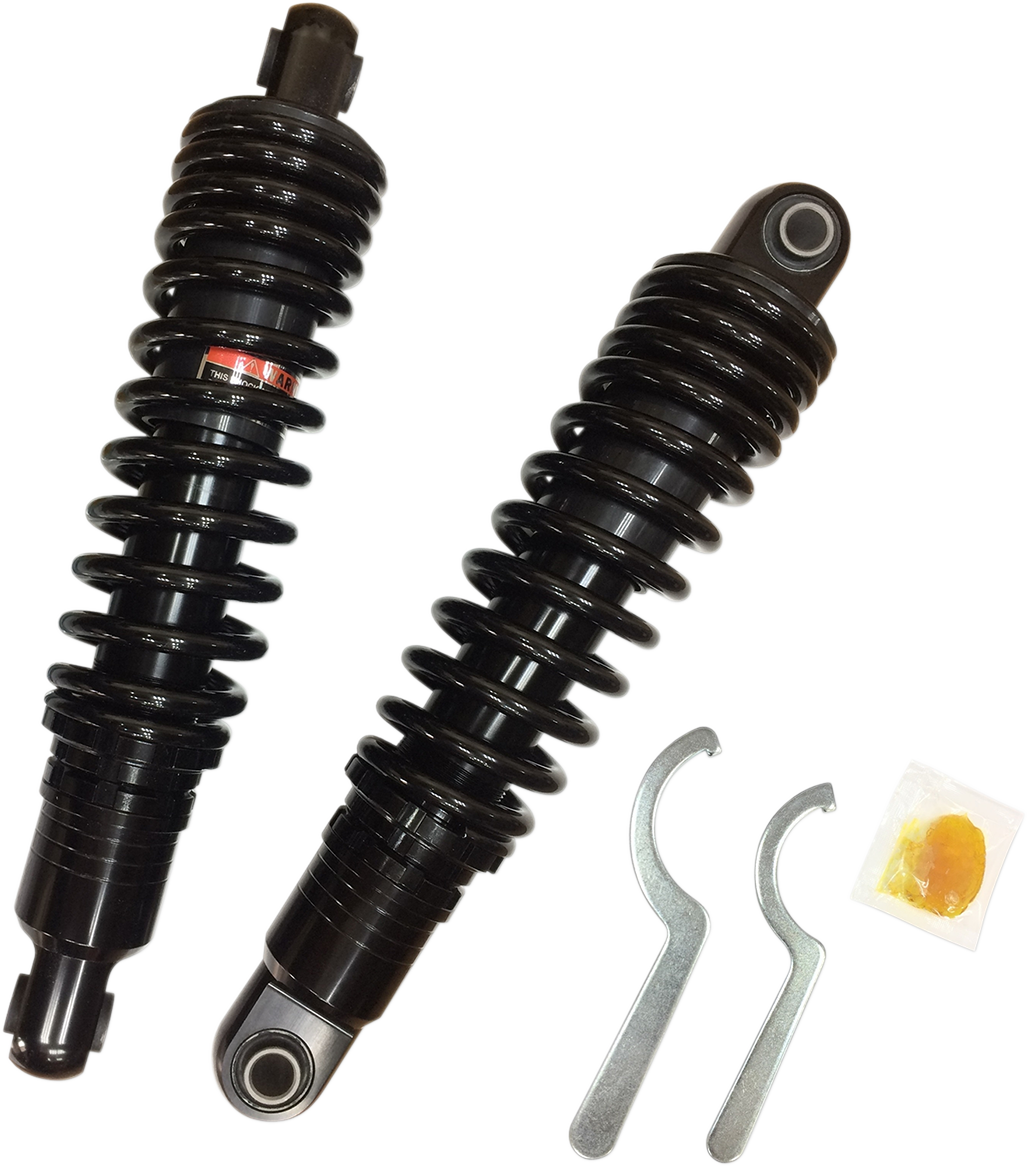 Drag Specialties Premium Ride-Height Adjustable Shocks 1310-1664 Black