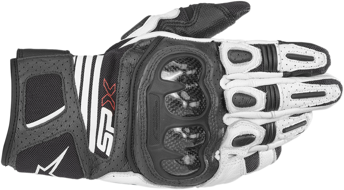 Alpinestars SP-X V2 Air Carbon Gloves Black White 3XL 3567319-12-3XL