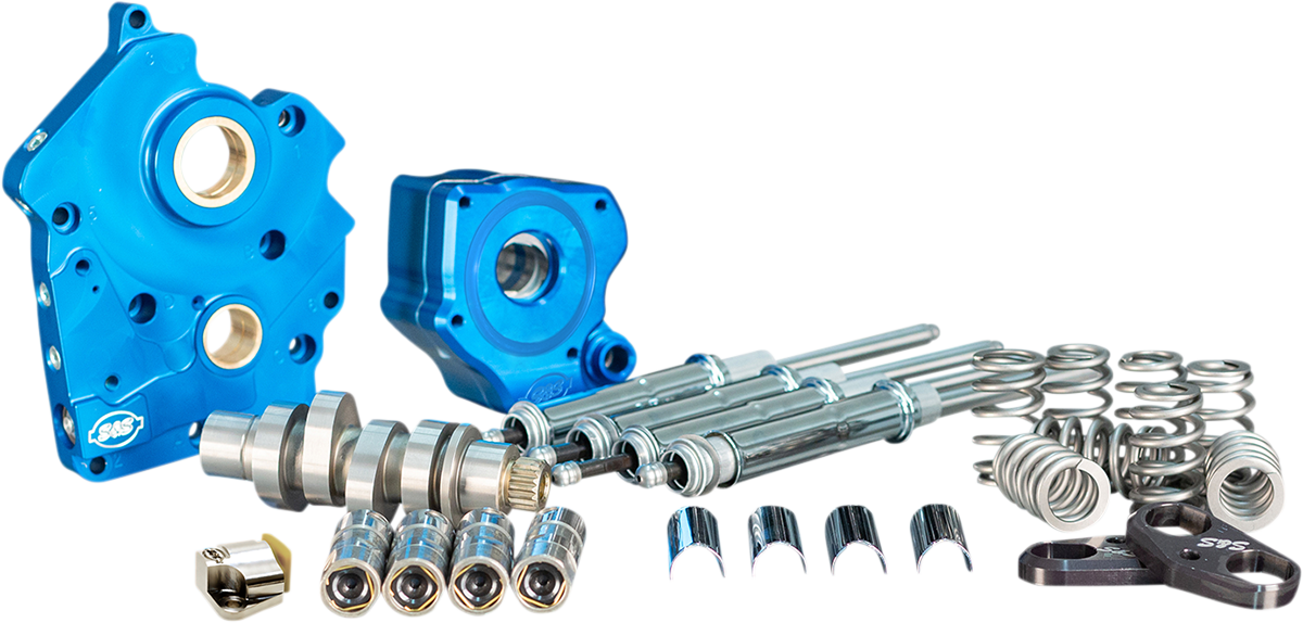 S & S Cycle 550 Cam Chest Kit with Chrome Pushrod Tubes Oil Cooled 310-1082B