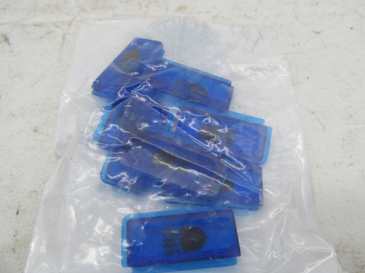 Lot of 8 Harley Davidson Genuine NOS Blue High Beam Indicator Lenses 71151-92