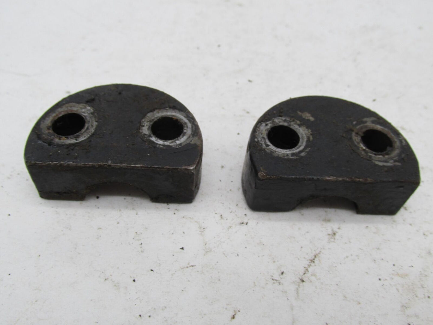 Pair of Vintage Triumph 97-1844 Fork Axle Clamps TR6 T120 650 1965-70