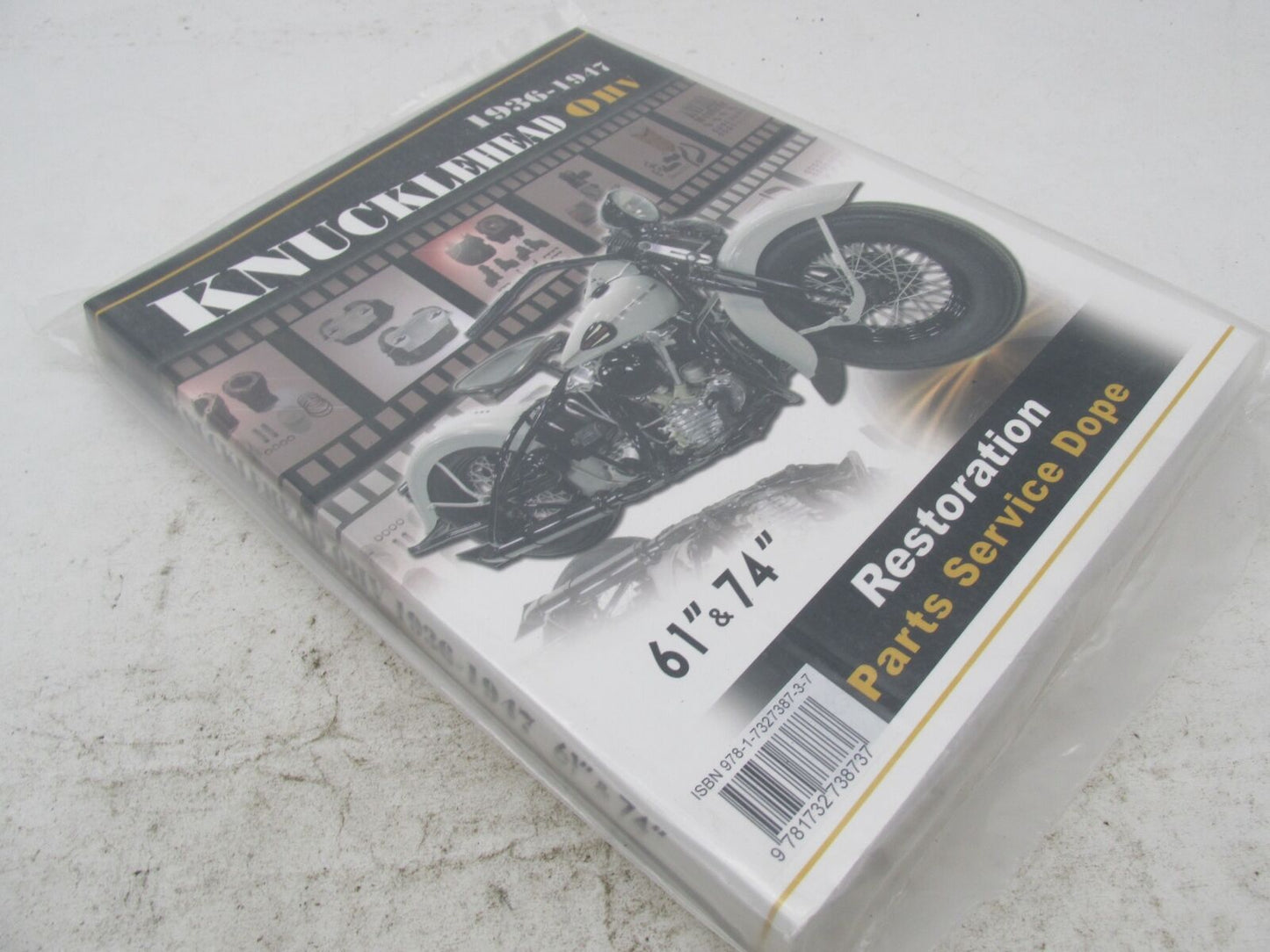 Harley Davidson 1936 to 1947 Knucklehead 61" & 74" Parts & Service Dope Book