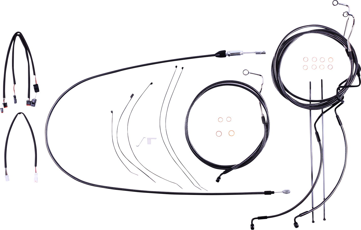 Magnum Black Pearl Designer Handlebar Installation Kit 4871223