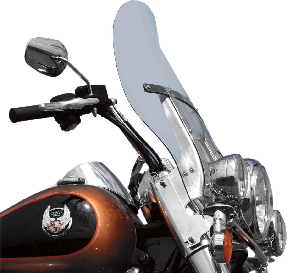 Klock Werks Flare Billboard Windshield Clear 19 3/8" KW05-01-0217