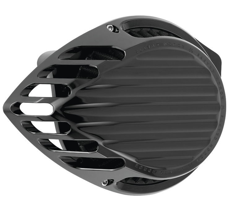 Rough Craft Air Cleaner Black Finned RC-600-002
