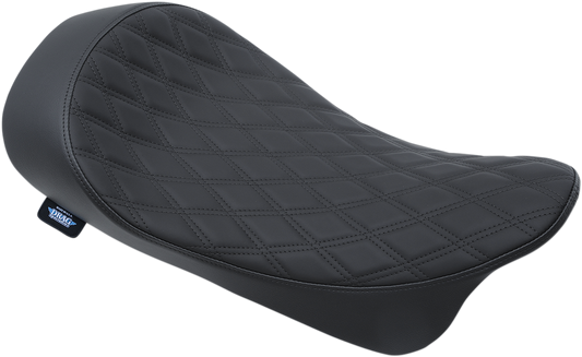 Drag Specialties Low-Profile Solo Seat Double diamond, black 0801-1152