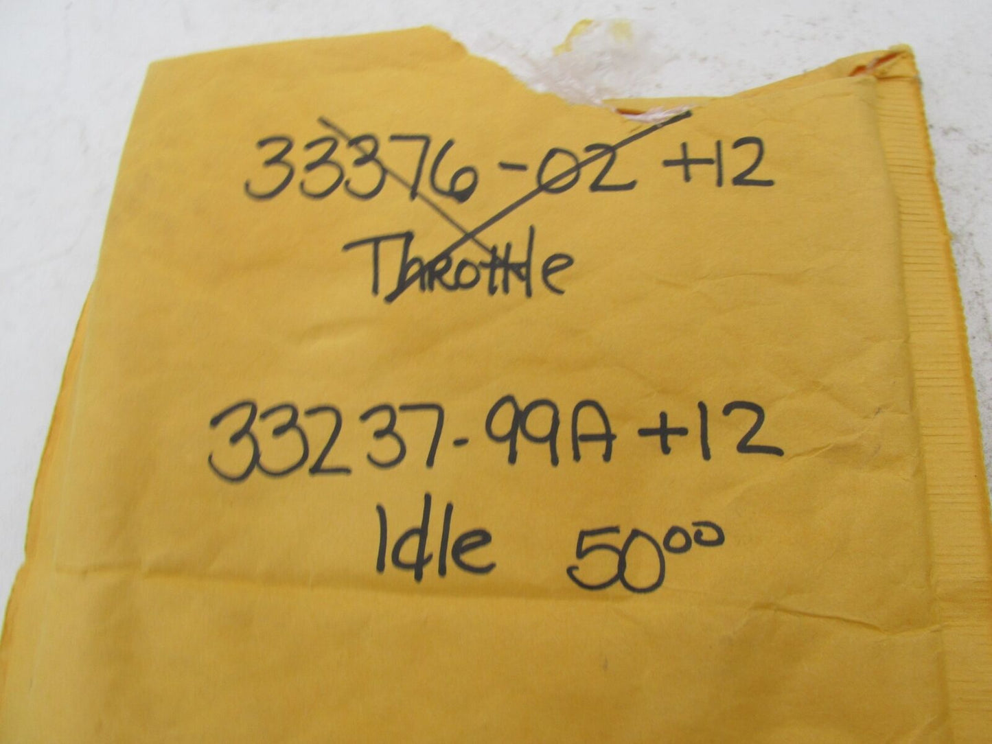 Harley Davidson Genuine NOS Idle Throttle Cable 33237-99A +12