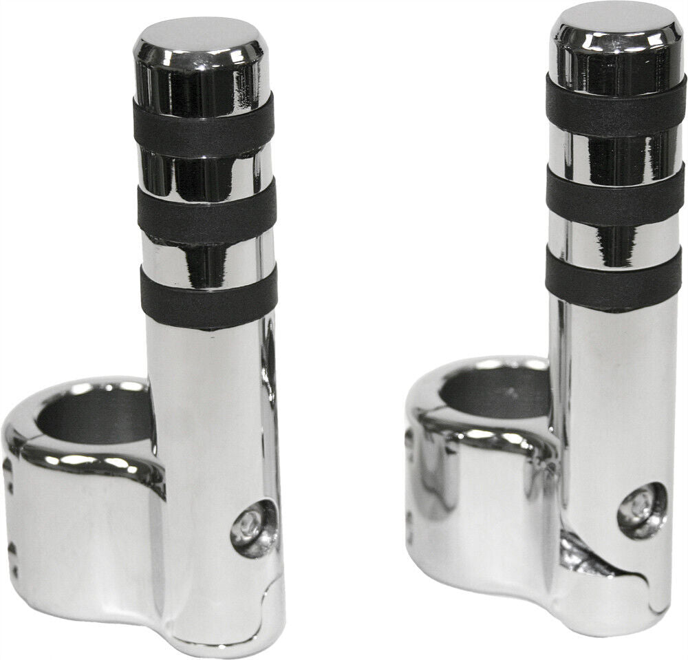 Lindby Clamp-on Wide Band Footpegs Chrome 715