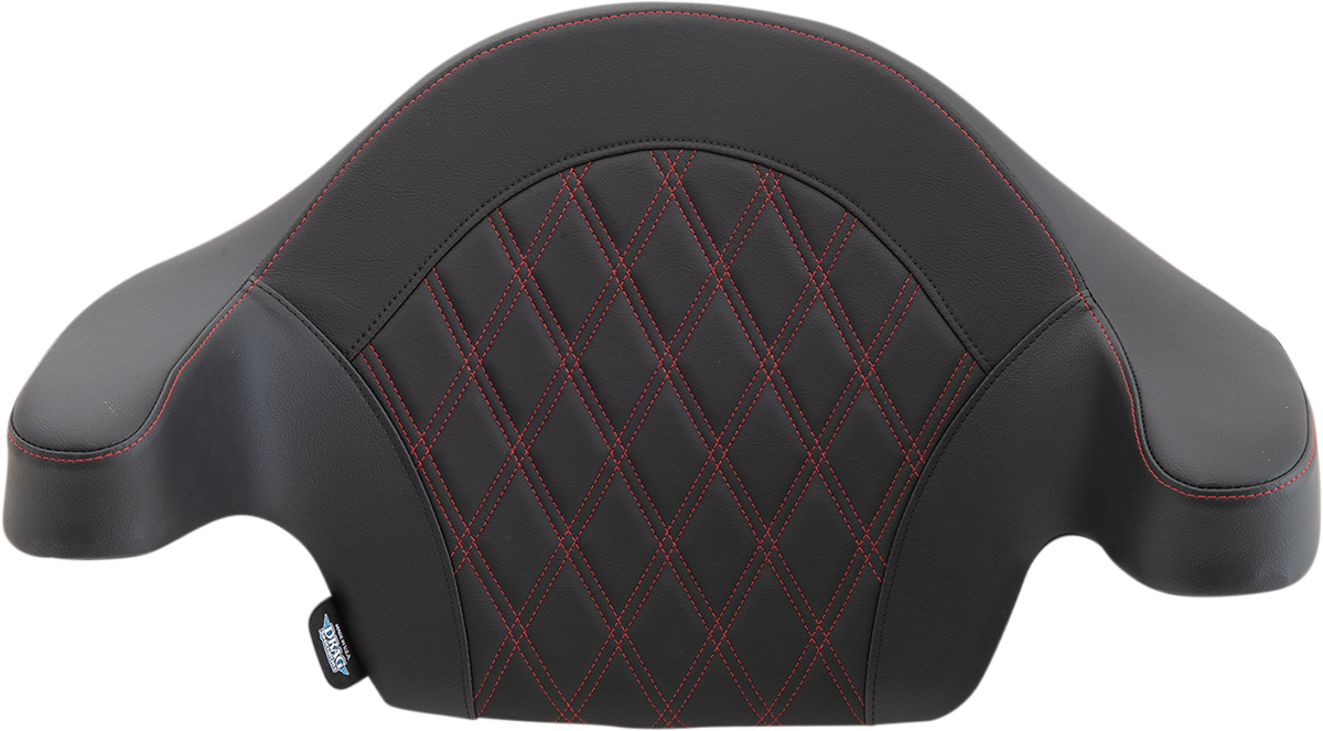 Drag Specialties King Pack Pad Red Double Diamond 0822-0439