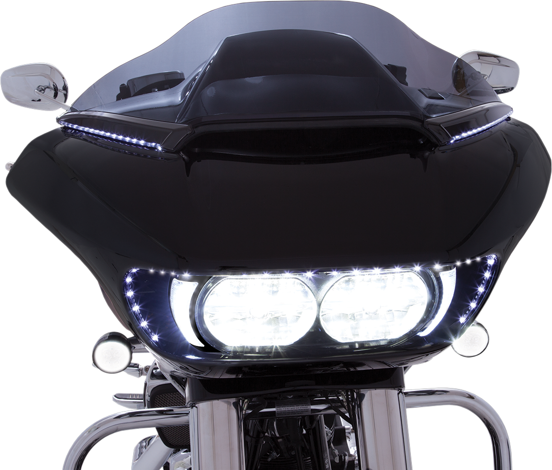 CIRO Horizon LED Windshield Trim Black 11051