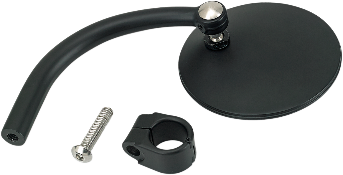 BILTWELL Utility Mirrors 7/8" Black Round Large 6503-578-131