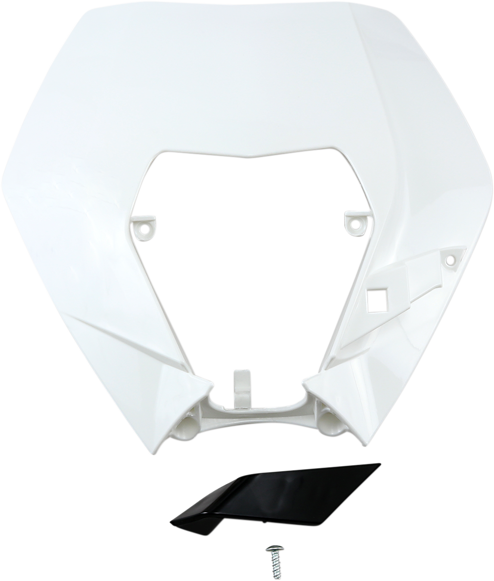 UFO Headlight Plastic White KT04090047