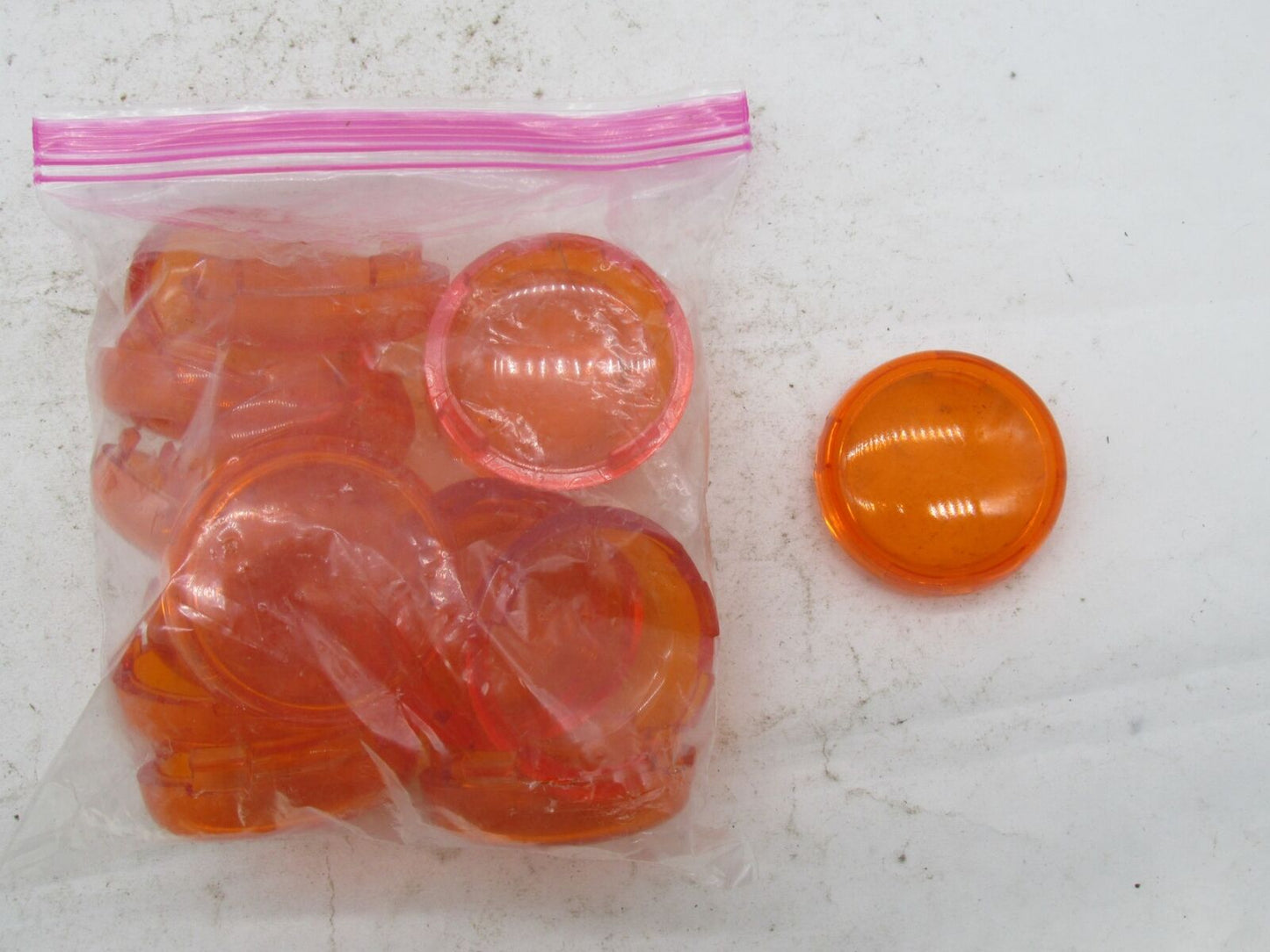 Lot of 16 Harley Davidson Genuine Sporster Dyna Bullet Amber Turn Signal Lenses