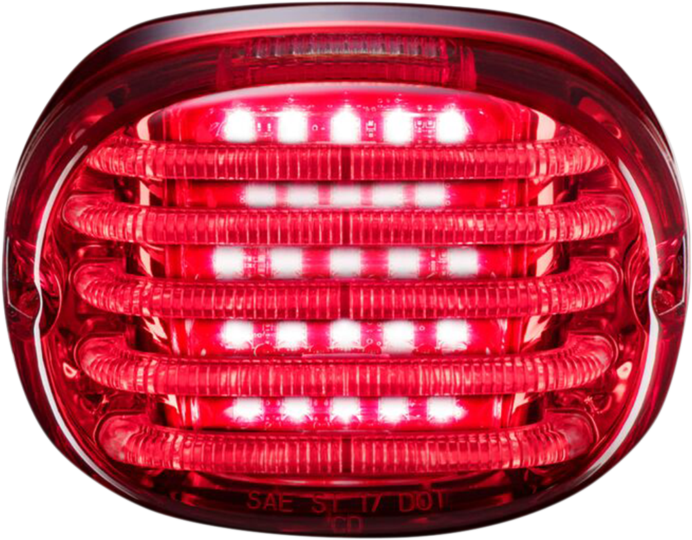 Custom Dynamics ProBEAM LED Squareback Taillight/Plate Light Red PB-TL-SBW-R