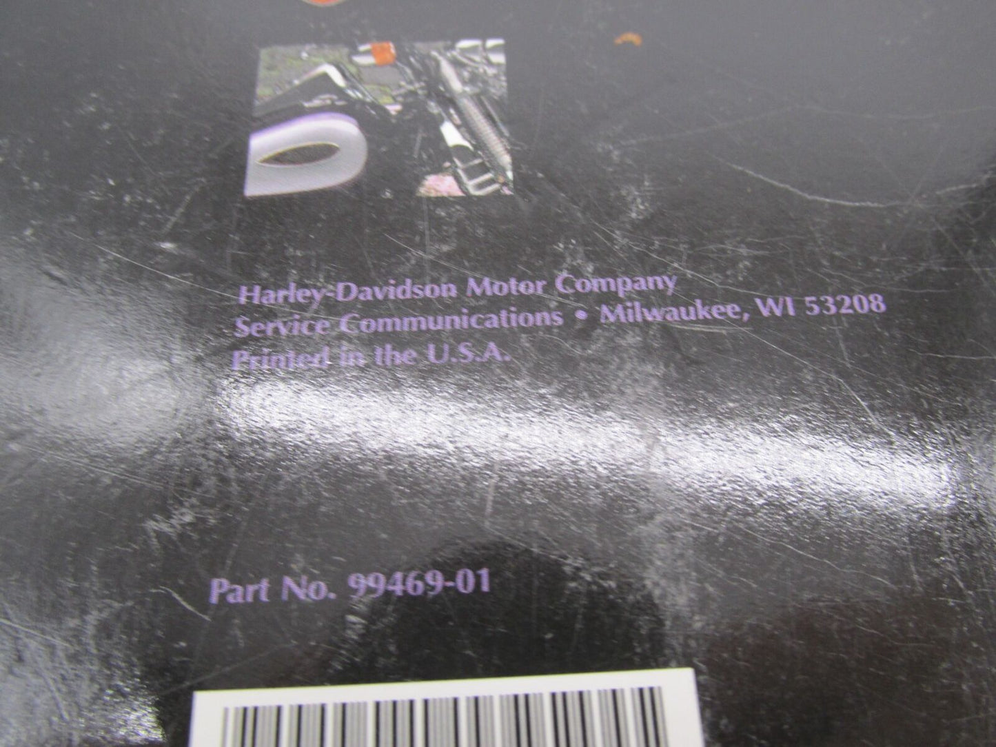 Harley-Davidson Official Factory 2001 Softail Owner's Manual 99469-01