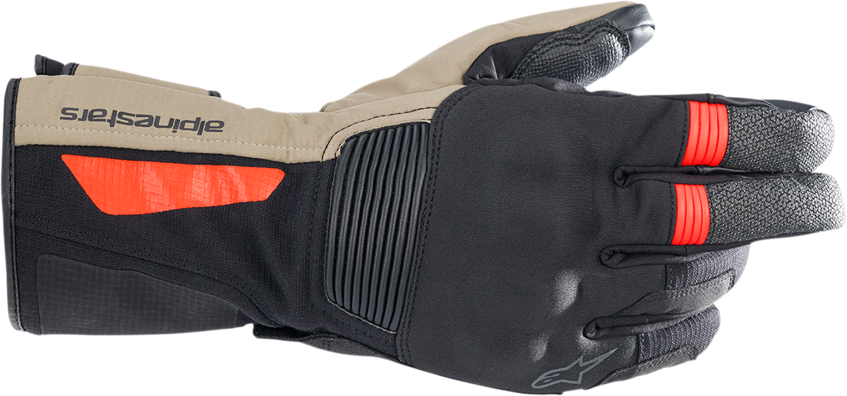Alpinestars Denali Aerogel Drystar Gloves Black/Tan/Red Small 3526922-1853-S