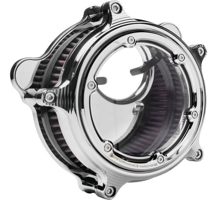 Performance Machine Vision Series Air Cleaners w/Bezel Chrome 0206-2156-CH