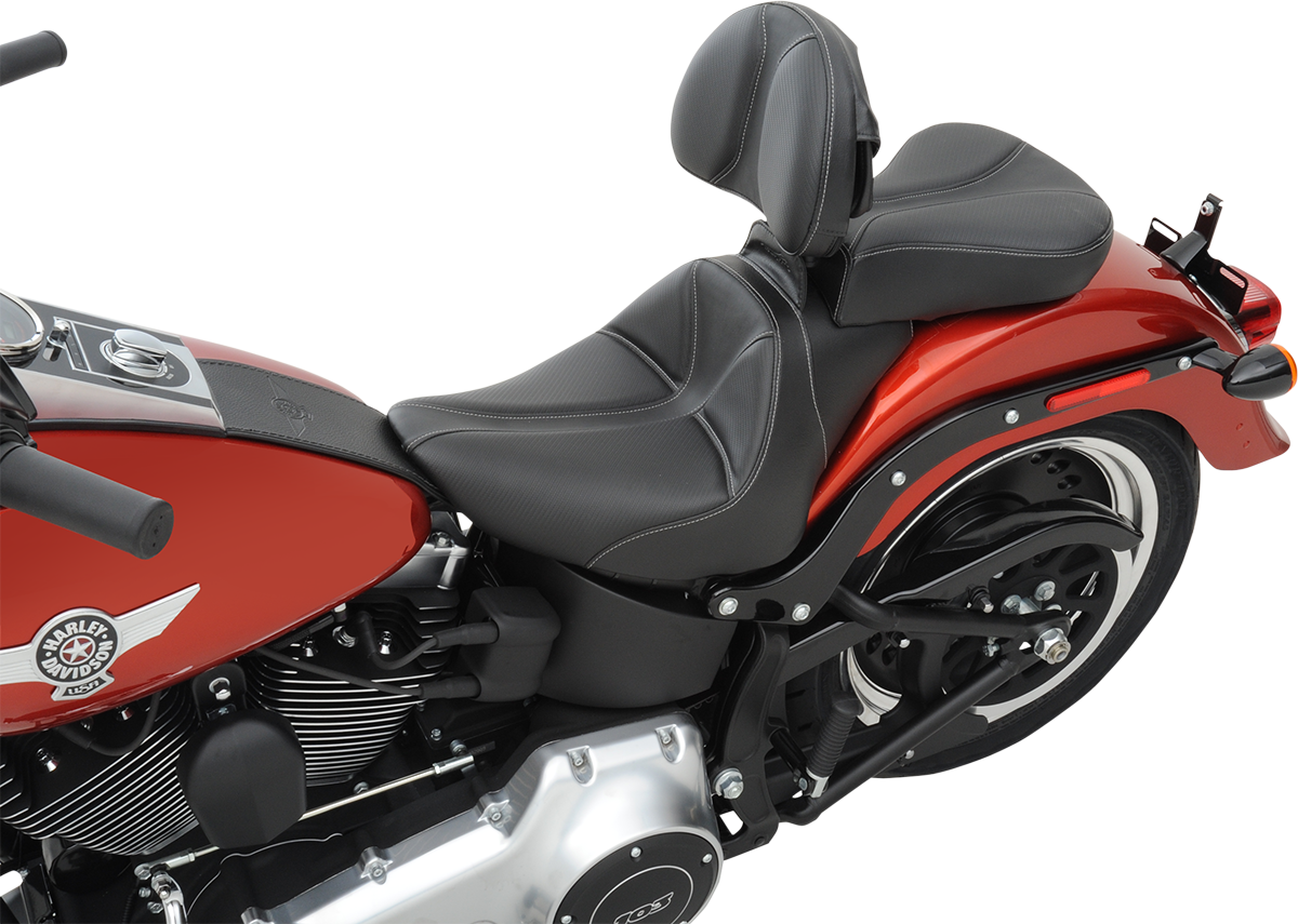 Saddlemen Dominator Solo Seat Pillion Pad Smooth SaddleHyde 806-12-0162