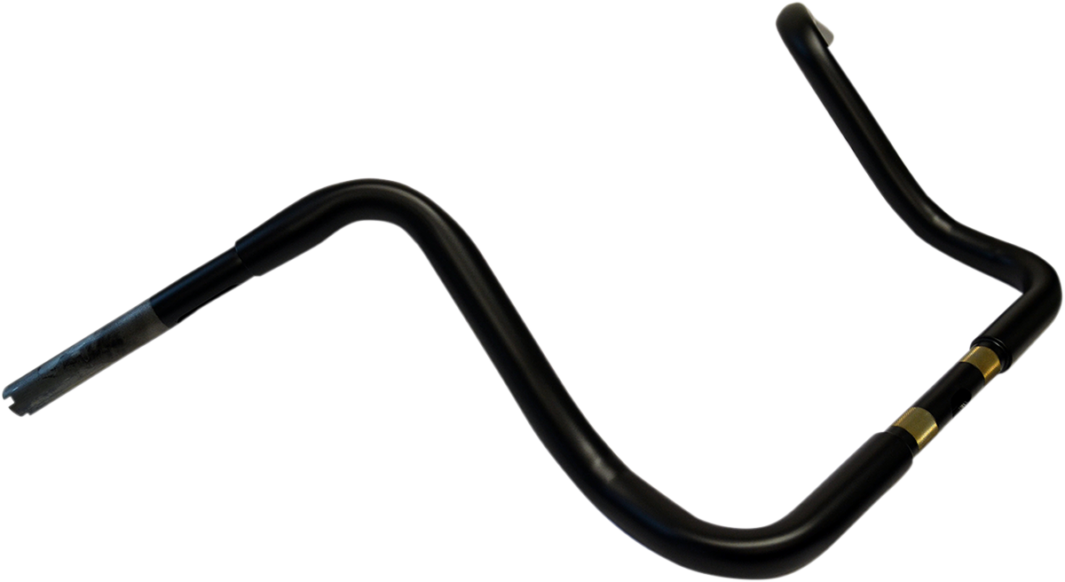 Drag Specialties 1 1/4in. Buffalo Bar Flat Black 13" Ape Hanger 0601-3508