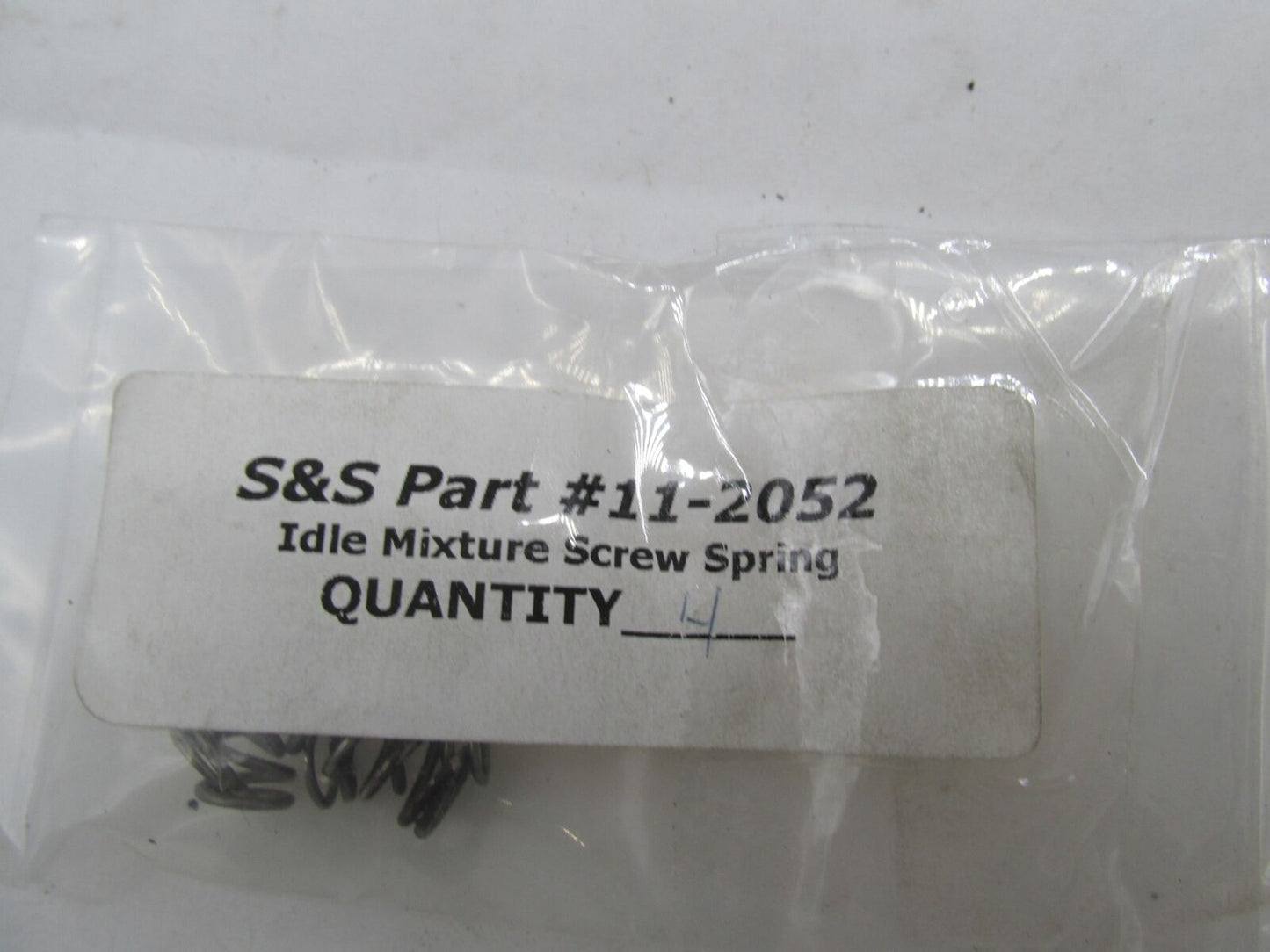 Lot of 4 Harley Davidson S&S Super Carb Idle Mixture Screw Springs 11-2052