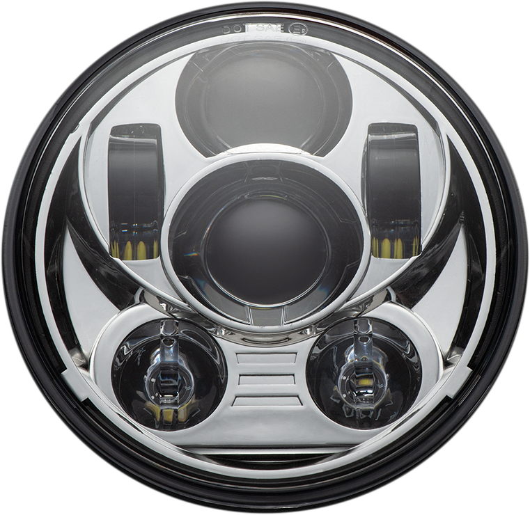 Custom Dynamics 5.75" LED Headlamp Chrome CD-575-C