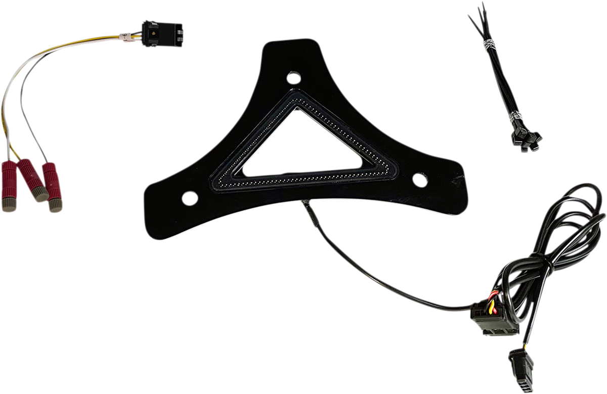 Custom Dynamics Dual Intensity Run & Brake LED Backrest Light Black CD-BR-UNV-B