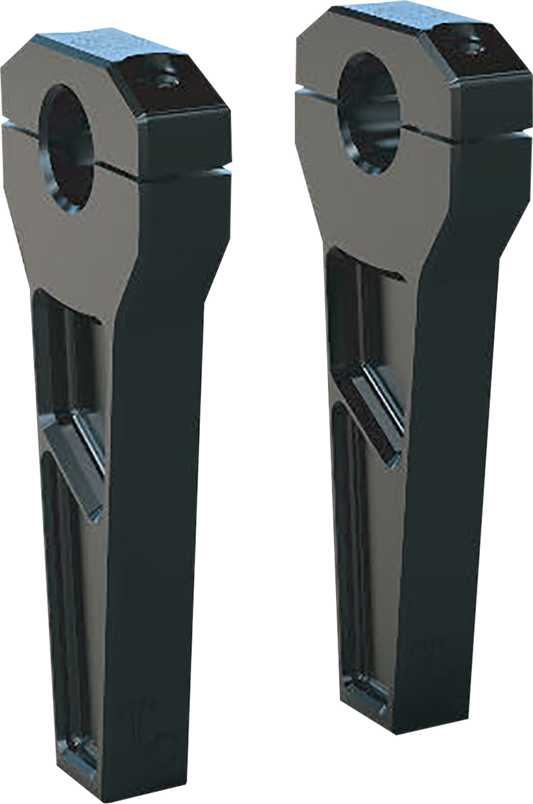 Todd's Cycle 1" Clamping Riser 6" Rise Black TD-R11-06B