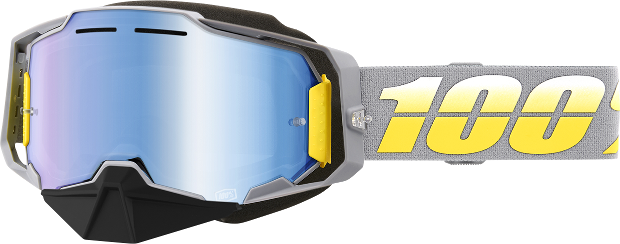 100% Armega Snow Goggles Complex - Blue Mirror 50008-00005