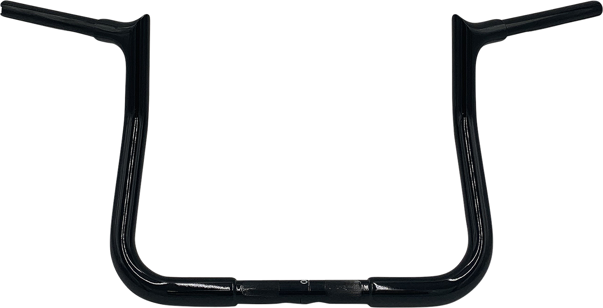 Fat Baggers, Inc. 1-1/4" EZ Install Pointed Top Handlebar 11" Black 905011-B
