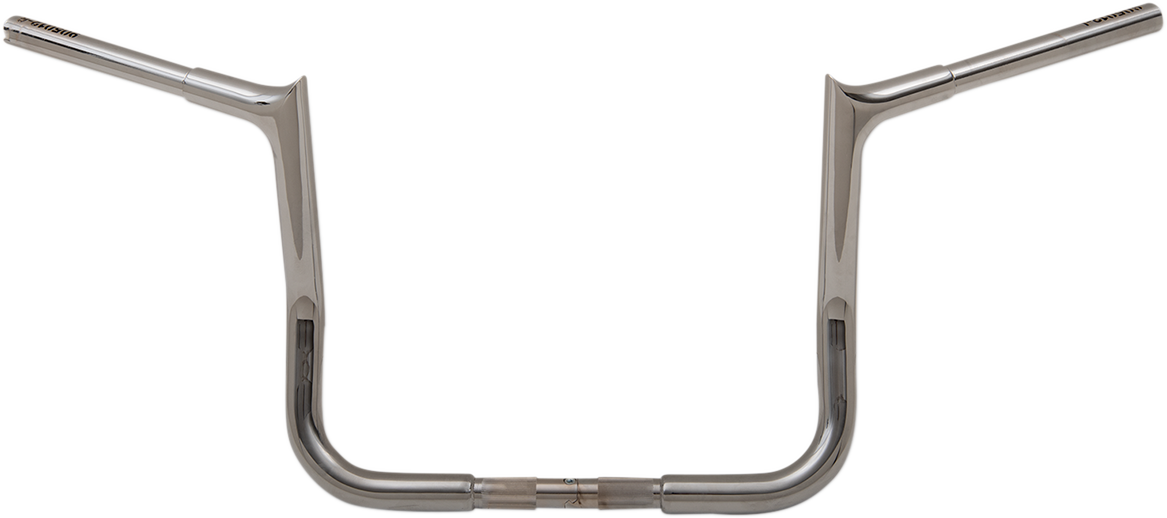 Fat Baggers, Inc. 1 1/4" EZ Install Pointed Top Handlebars 10" Chrome 905010