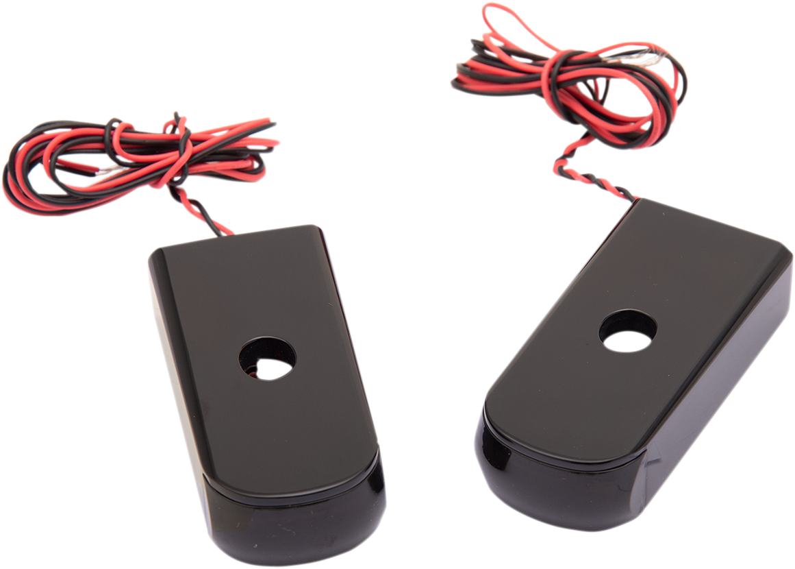 Alloy Art Strut Mount LED Lights Smoke Lens anodized black finish SSL-SB-2B