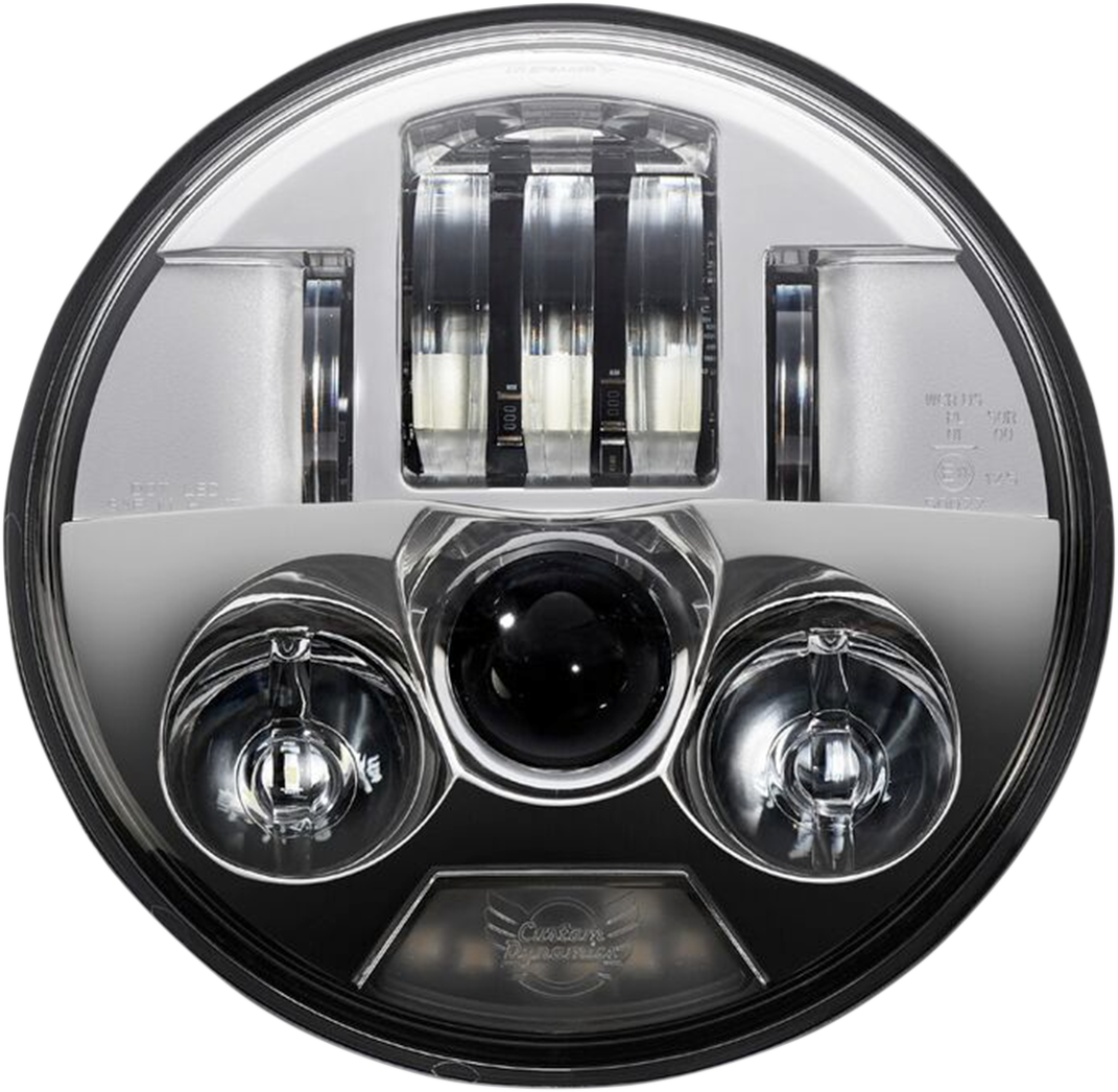Custom Dynamics ProBEAM LED Passing Lamps 5 3/4" Chrome PB-575-C