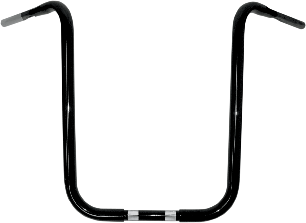 Drag Specialties 1 1/4in. Buffalo Bar Black 20in. Ape Hanger Bend 0601-1247