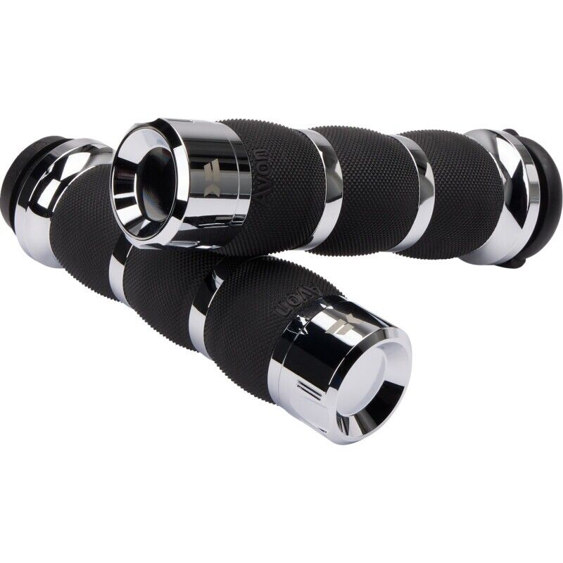 Khrome Werks Air Cushion Klassic Grips Chrome 500195