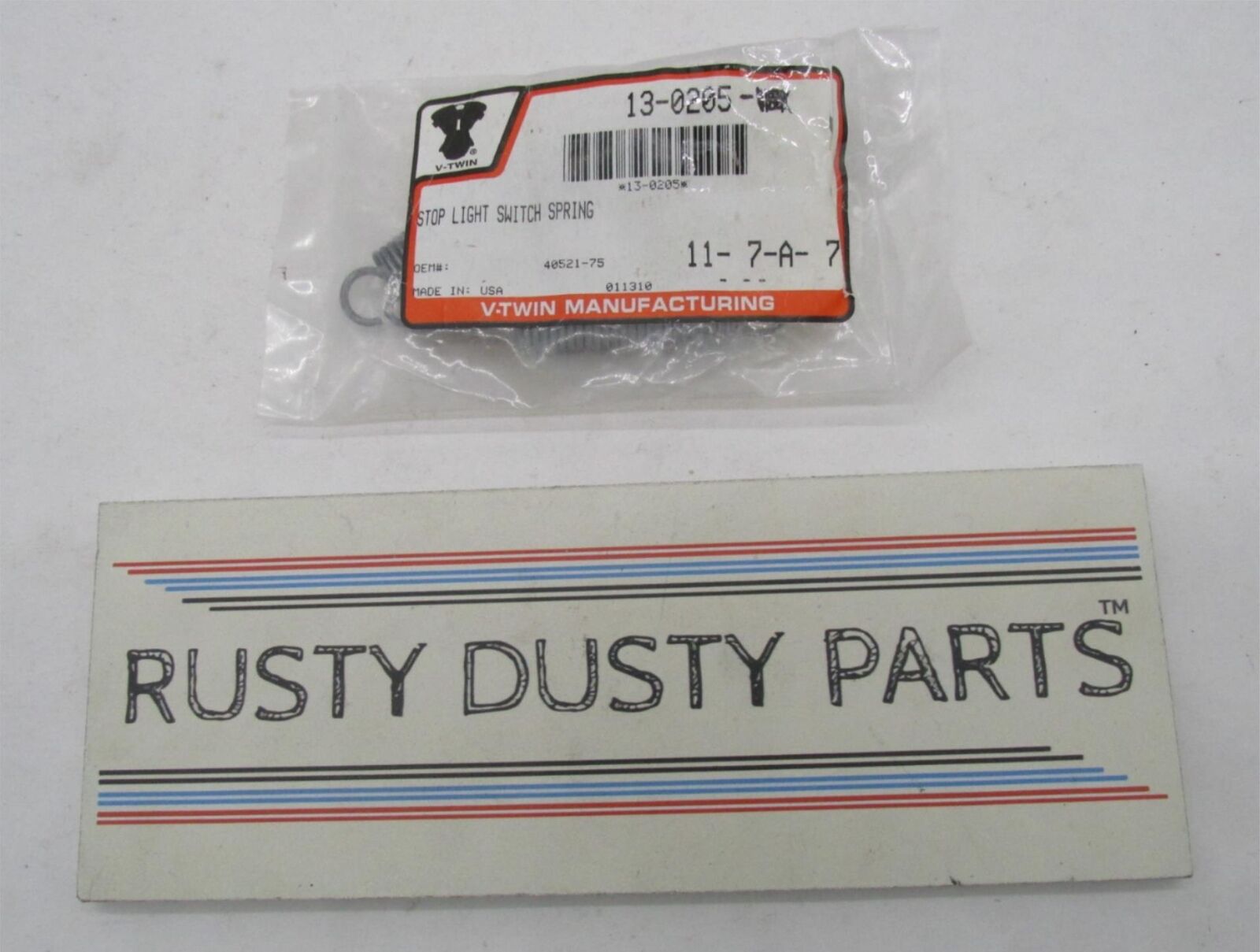 Lot of 4 Harley V-Twin Tail Lamp Stop Light Switch Springs 13-0205 40521-75