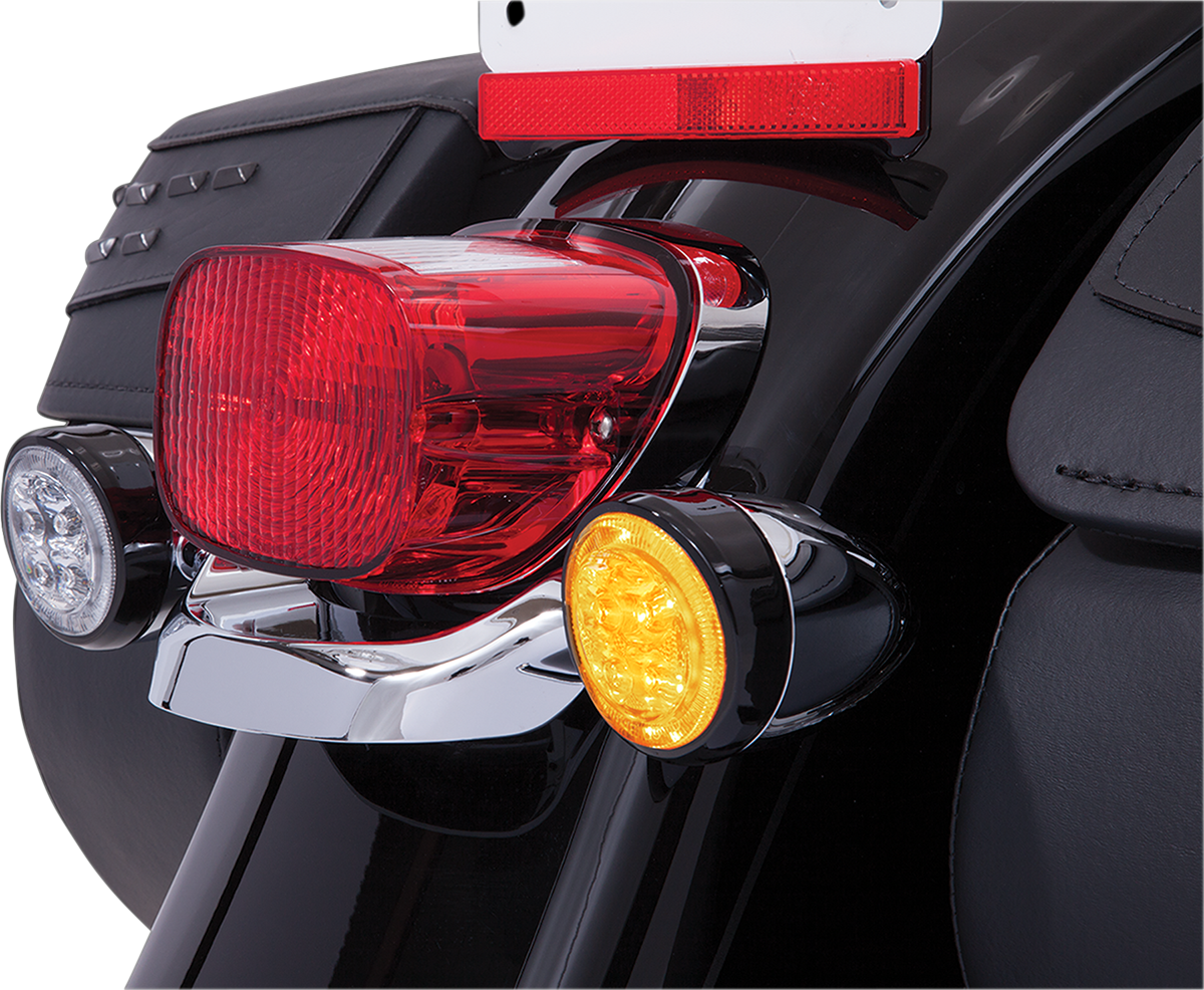 CIRO Fang LED Signal Light Inserts Amber/Black 45520