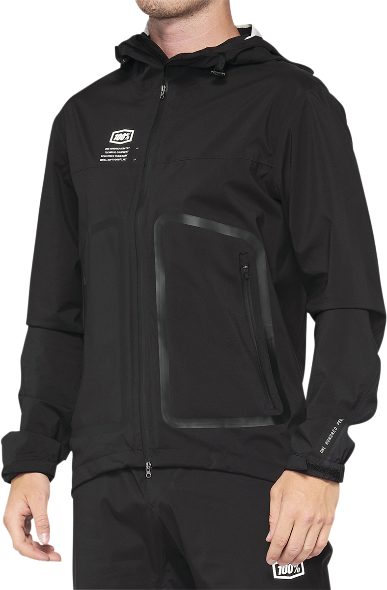 100% Hydromatic Jacket Black Medium 40039-00001